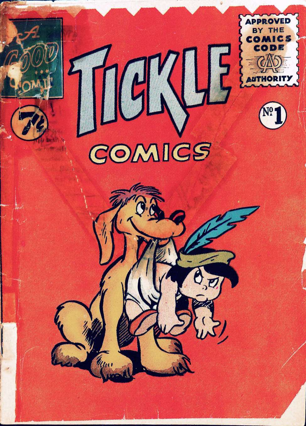Book Cover For Tickle Comics 1