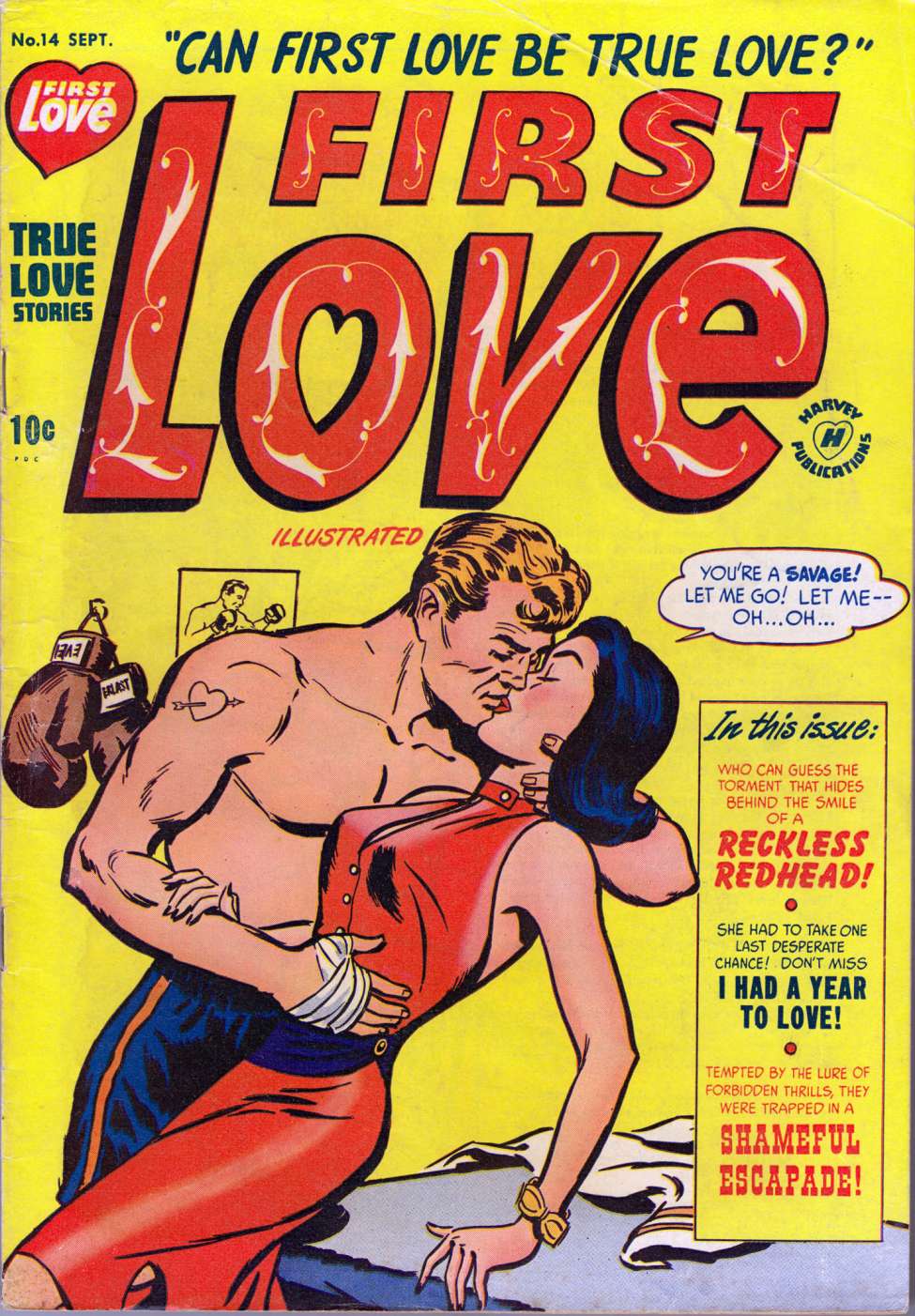 Comic Book Cover For First Love Illustrated 14