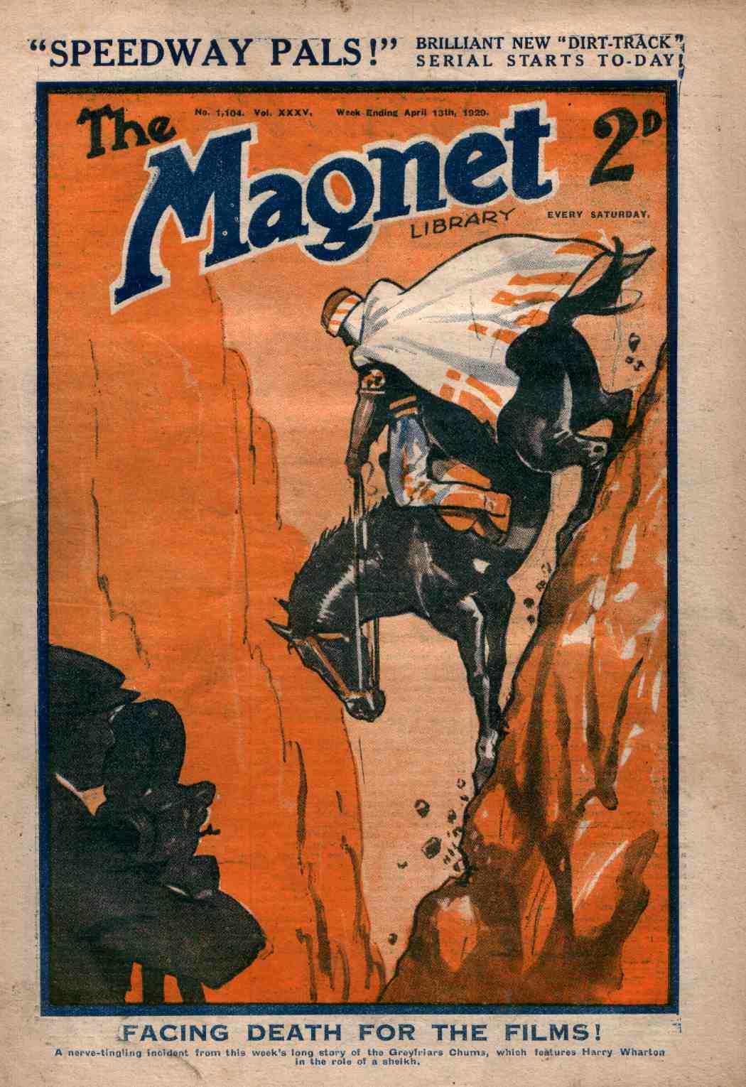 Book Cover For The Magnet 1104 - Harry Wharton's Peril!