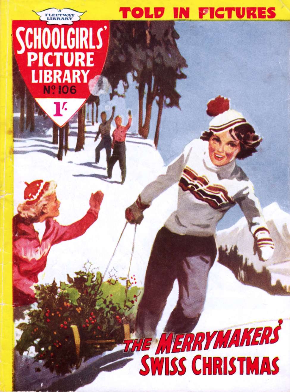 Book Cover For Schoolgirls' Picture Library 106 - The Merrymakers' Swiss Christmas