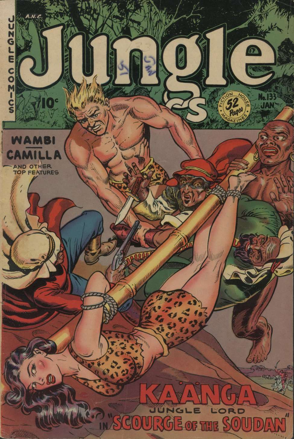 Book Cover For Jungle Comics 133
