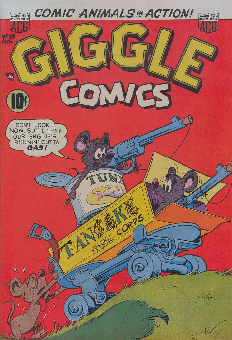 Comic Book Cover For Giggle Comics 90