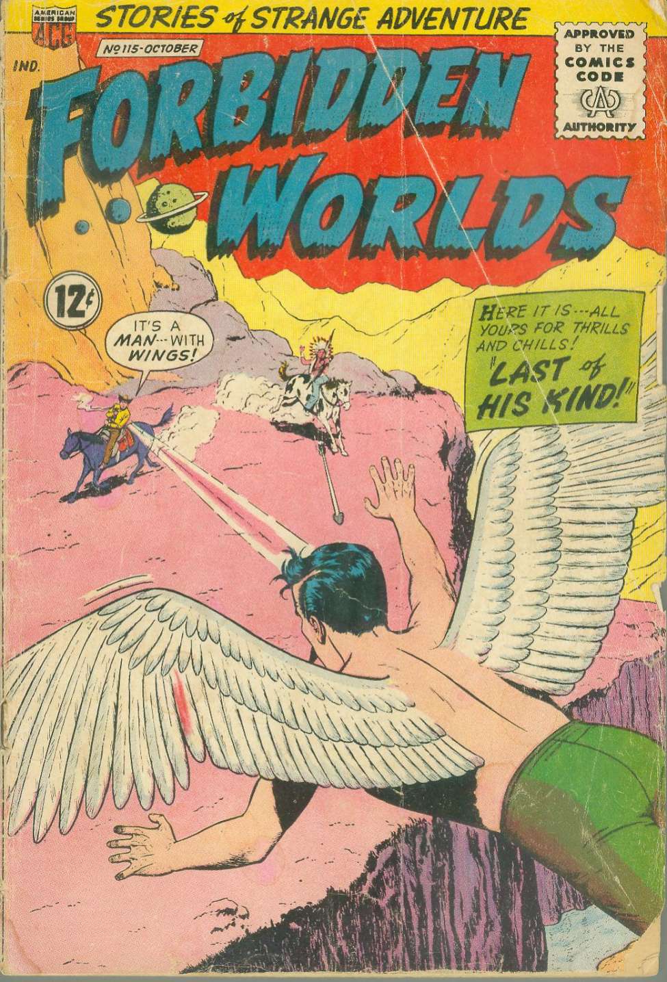 Comic Book Cover For Forbidden Worlds 115