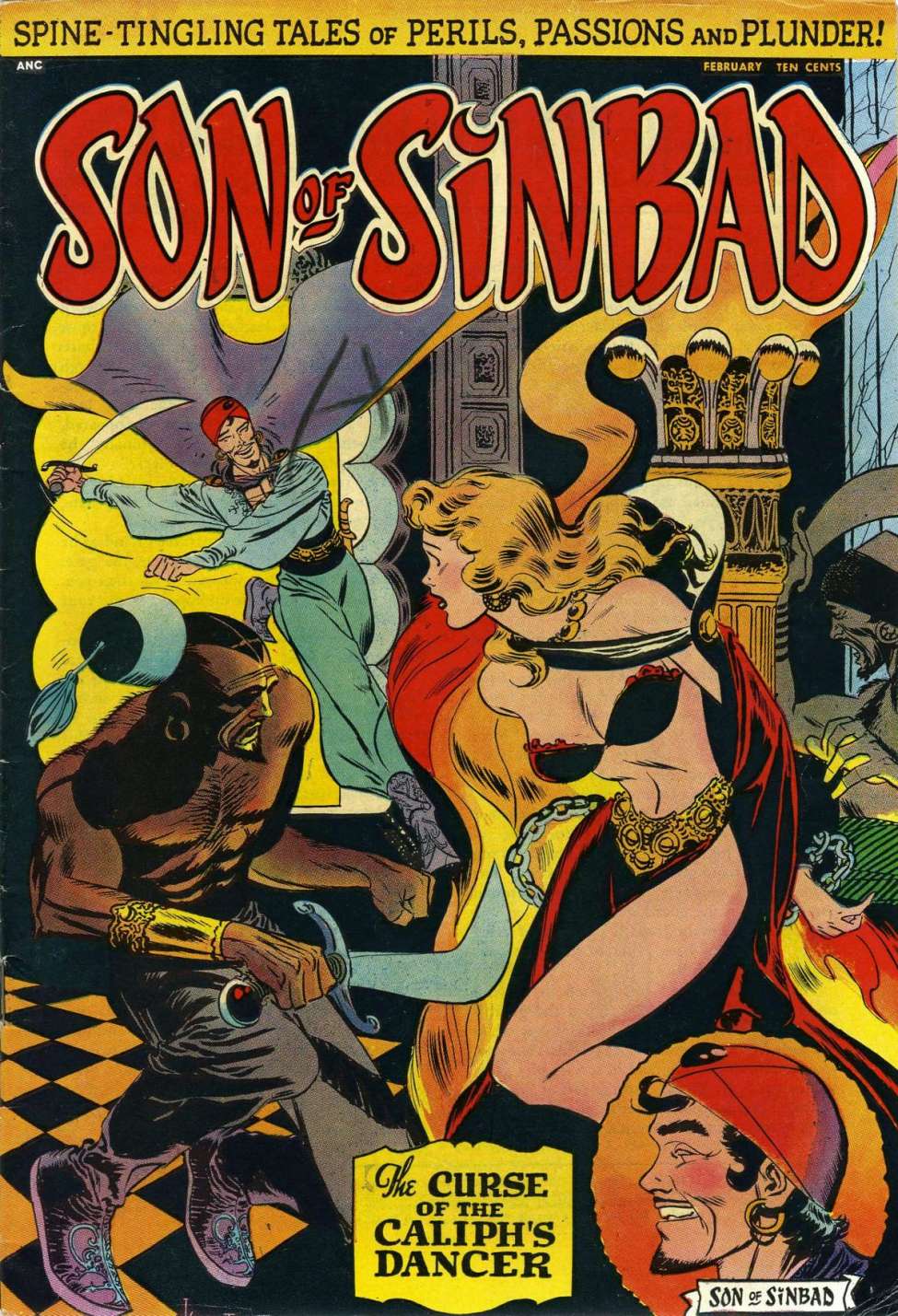 Comic Book Cover For Son of Sinbad 1