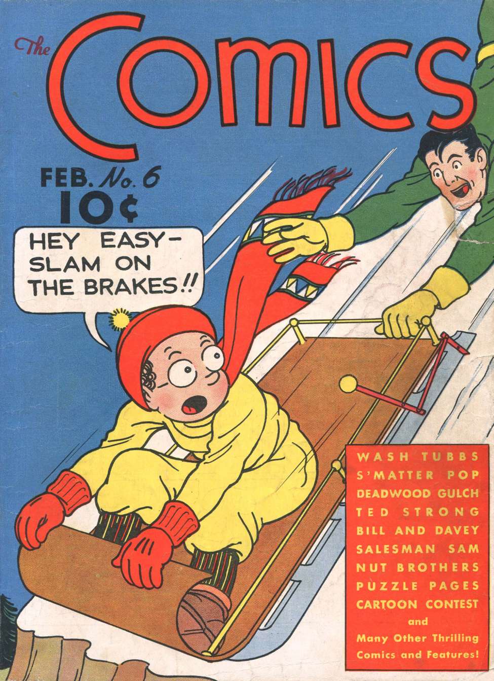 Comic Book Cover For The Comics 6