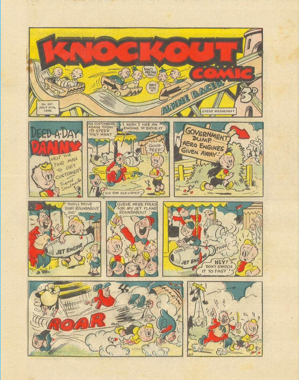 Comic Book Cover For Knockout 387