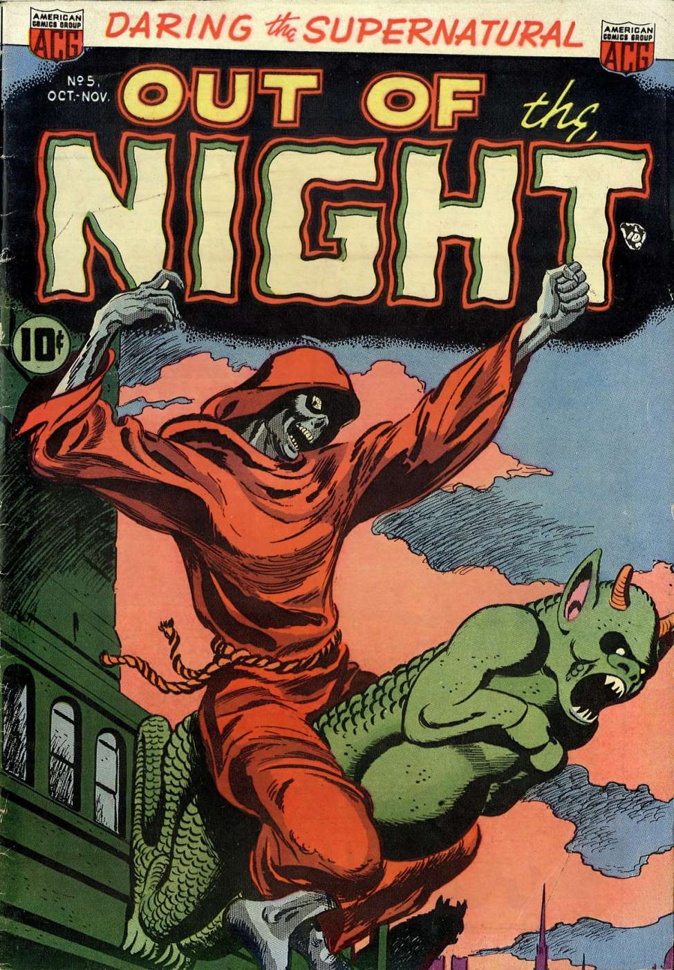 Comic Book Cover For Out of the Night 5