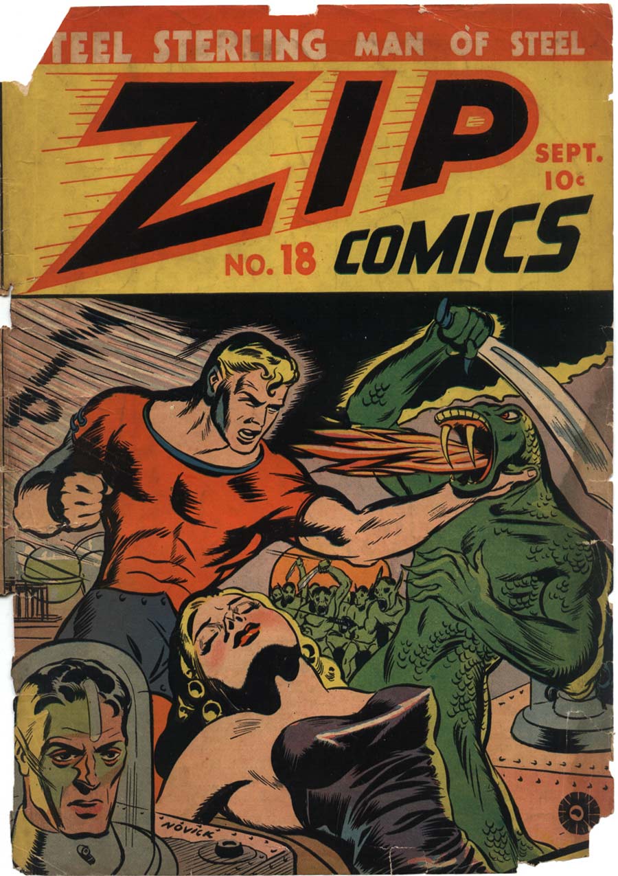 Book Cover For Zip Comics 18