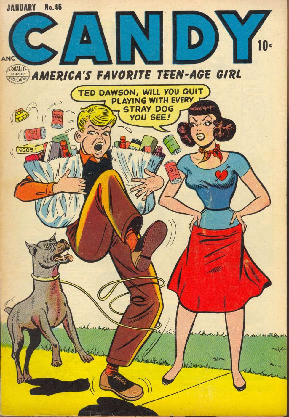 Comic Book Cover For Candy 46