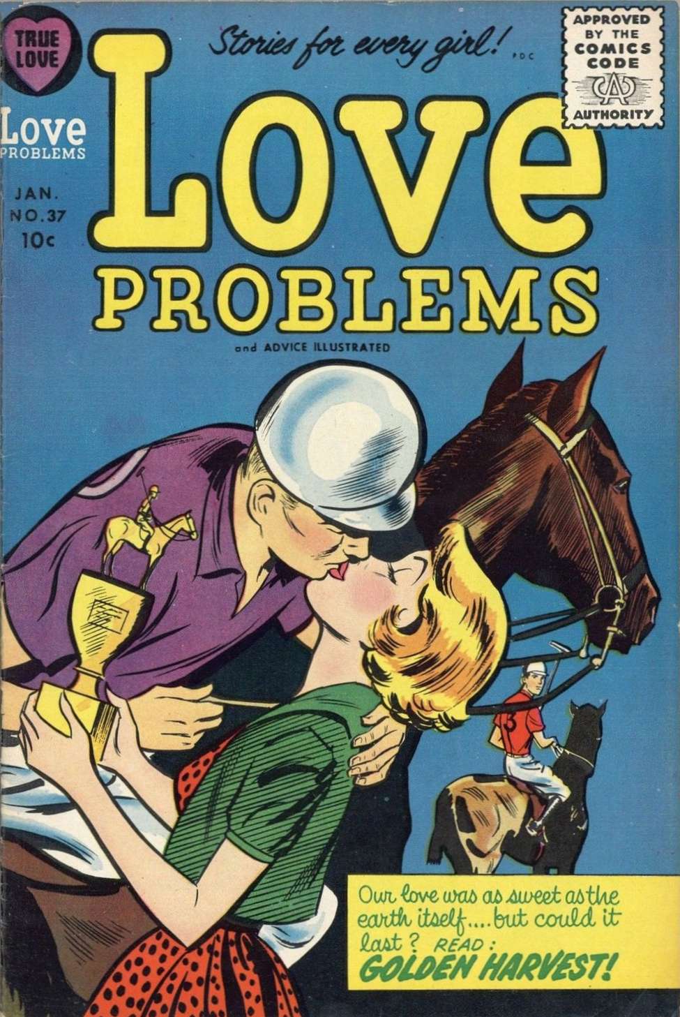 Comic Book Cover For True Love Problems and Advice Illustrated 37