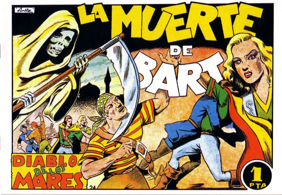 Comic Book Cover For El Diablo de los Mares 24 - La Muerte de Bart