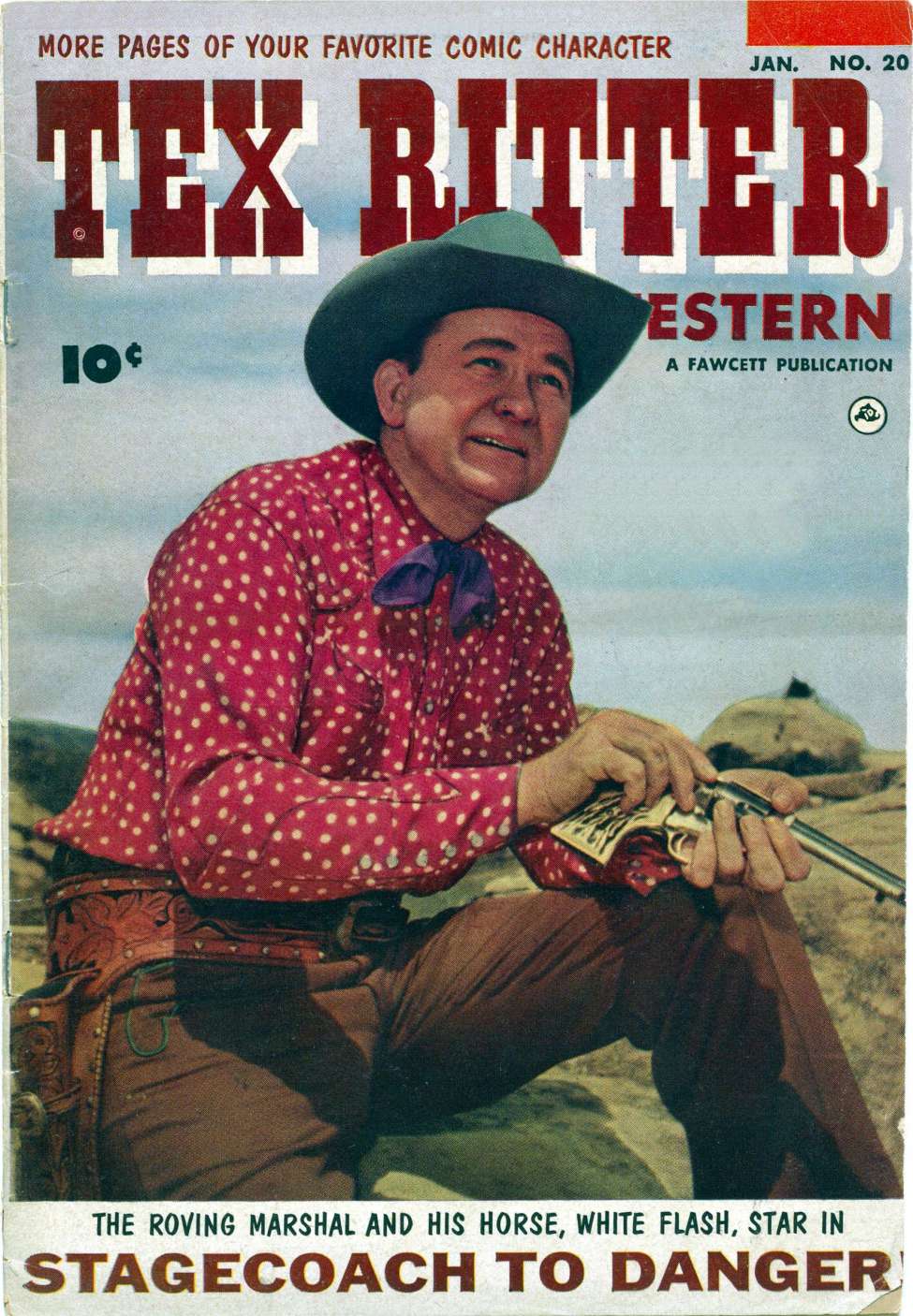 Tex Ritter Western 20 (Fawcett) - Comic Book Plus