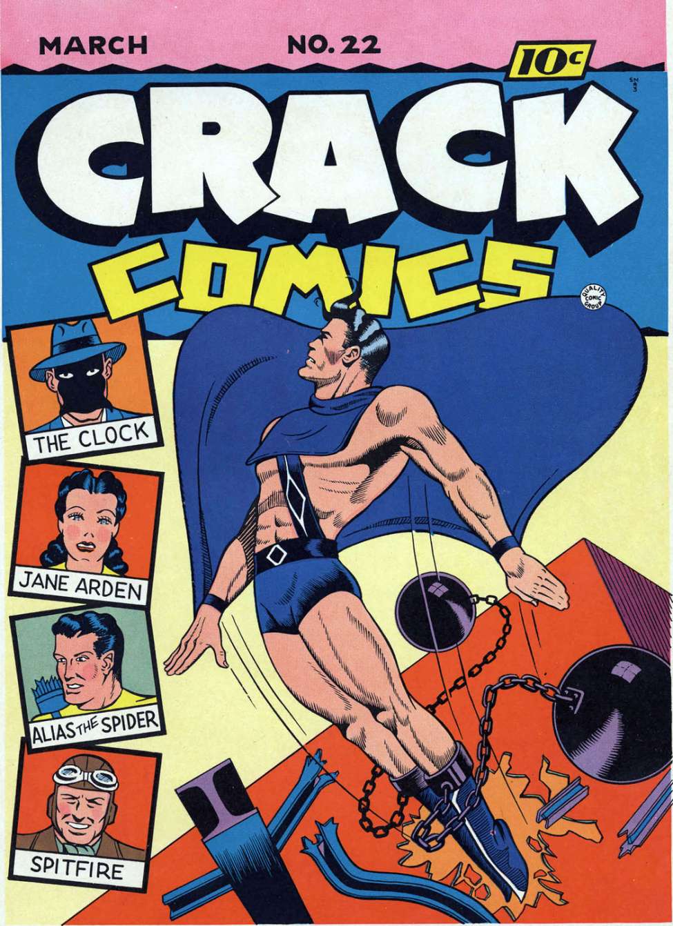 Book Cover For Crack Comics 22