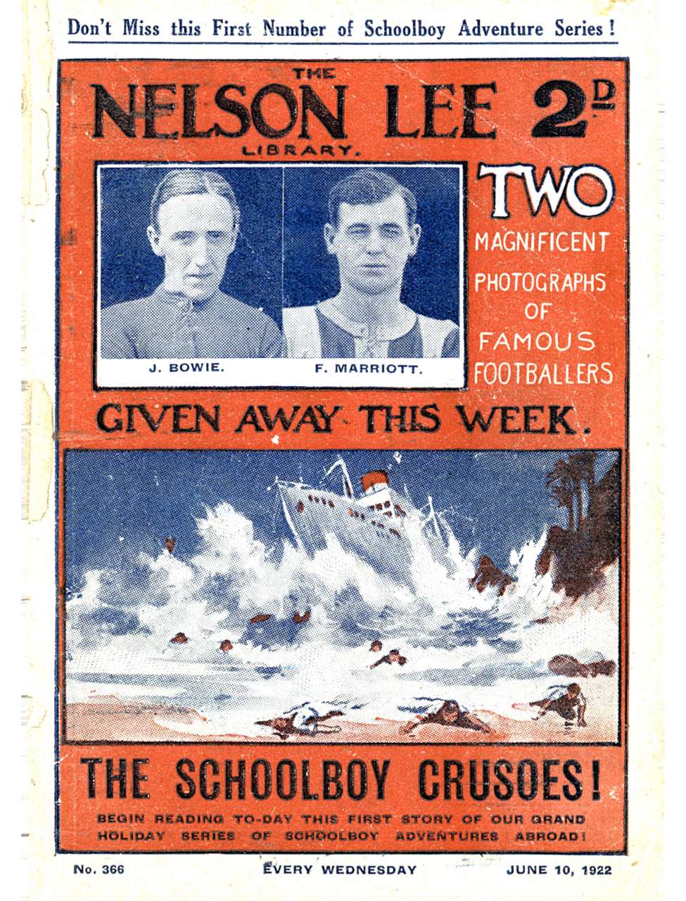 Comic Book Cover For Nelson Lee Library s1 366 - The Schoolboy Crusoes