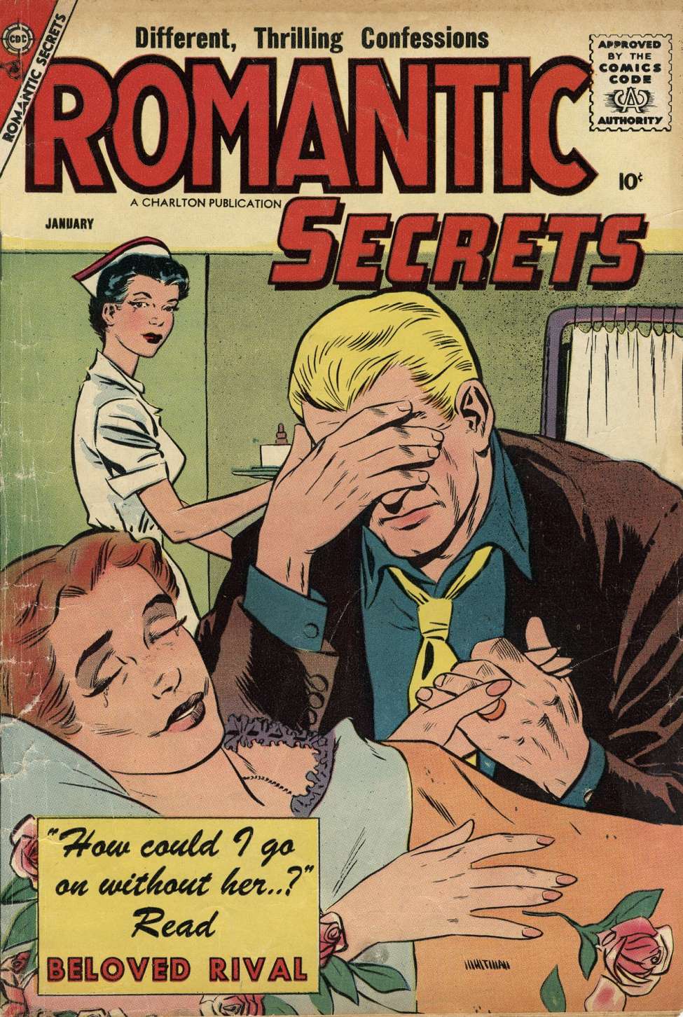 Comic Book Cover For Romantic Secrets 14