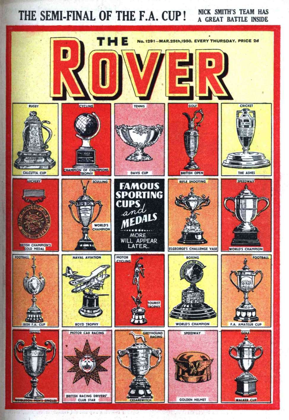 Comic Book Cover For The Rover 1291