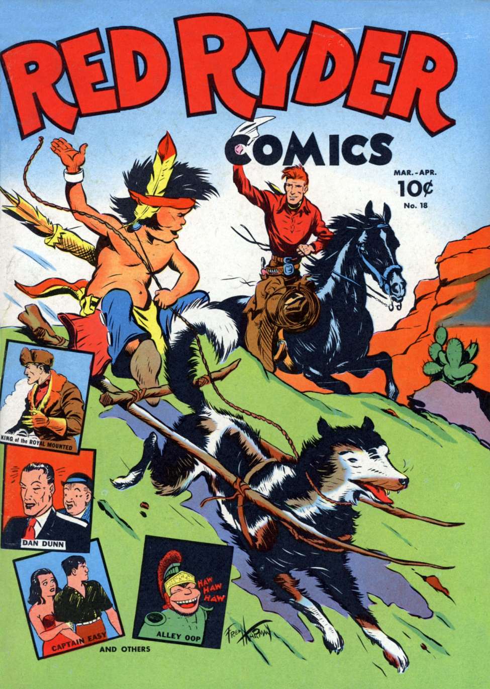 Comic Book Cover For Red Ryder Comics 18