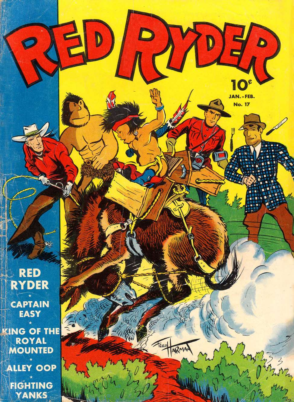 Book Cover For Red Ryder Comics 17