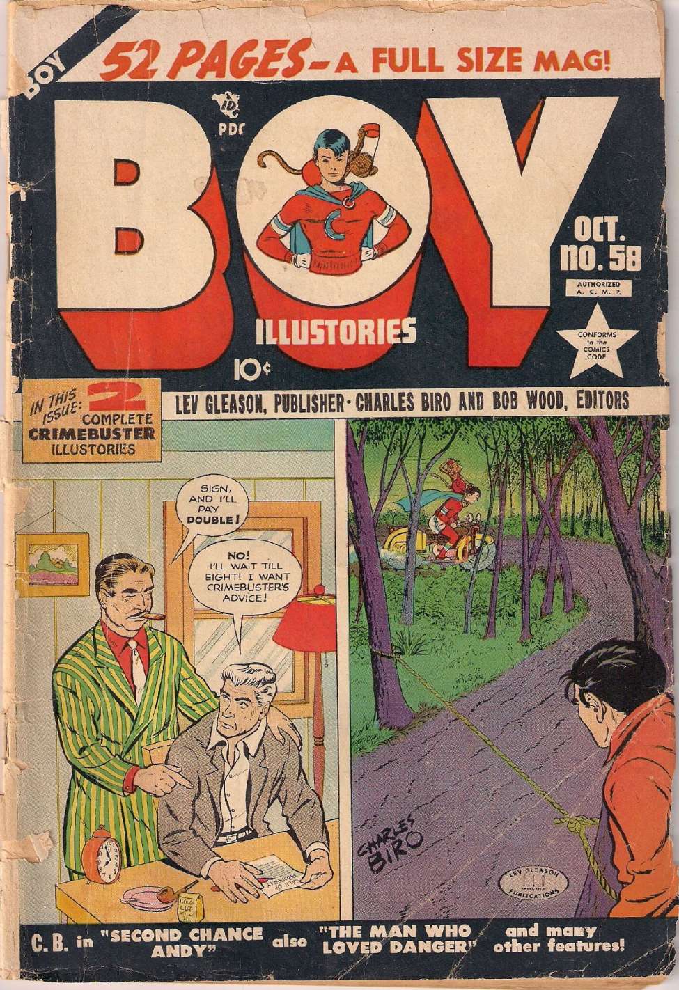 Book Cover For Boy Comics 58