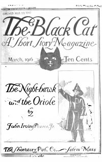 Large Thumbnail For The Black Cat v21 6 - The Night-Hawk and the Oriole - John Irving Pearce, Jr