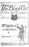 Cover For The Black Cat v21 6 - The Night-Hawk and the Oriole - John Irving Pearce, Jr