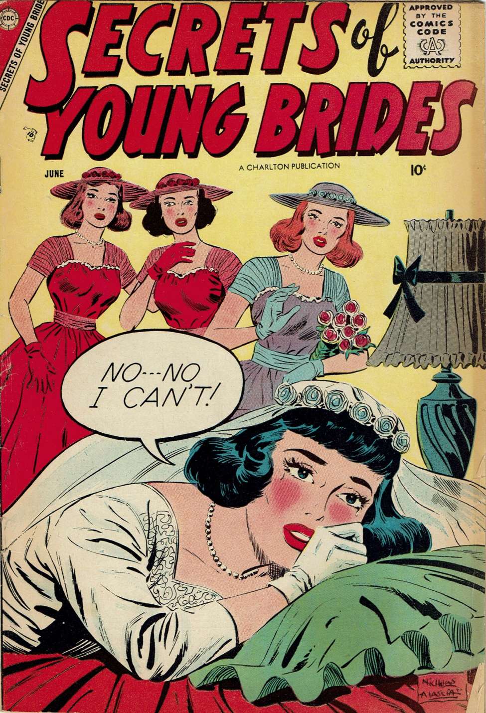 Comic Book Cover For Secrets of Young Brides 9