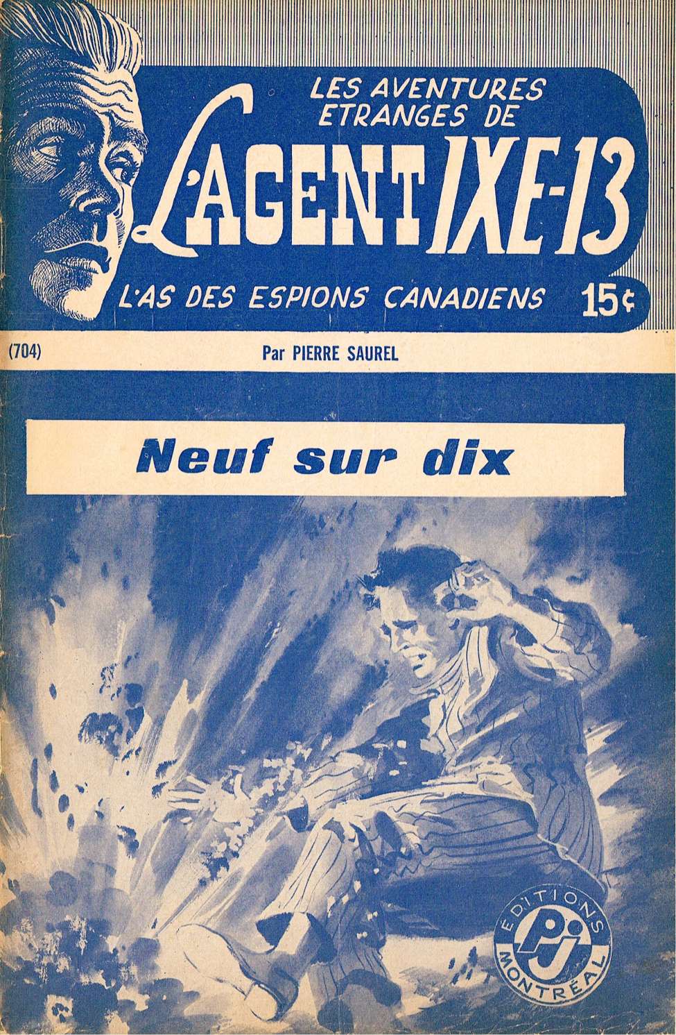 Book Cover For L'Agent IXE-13 v2 704 - Neuf sur dix