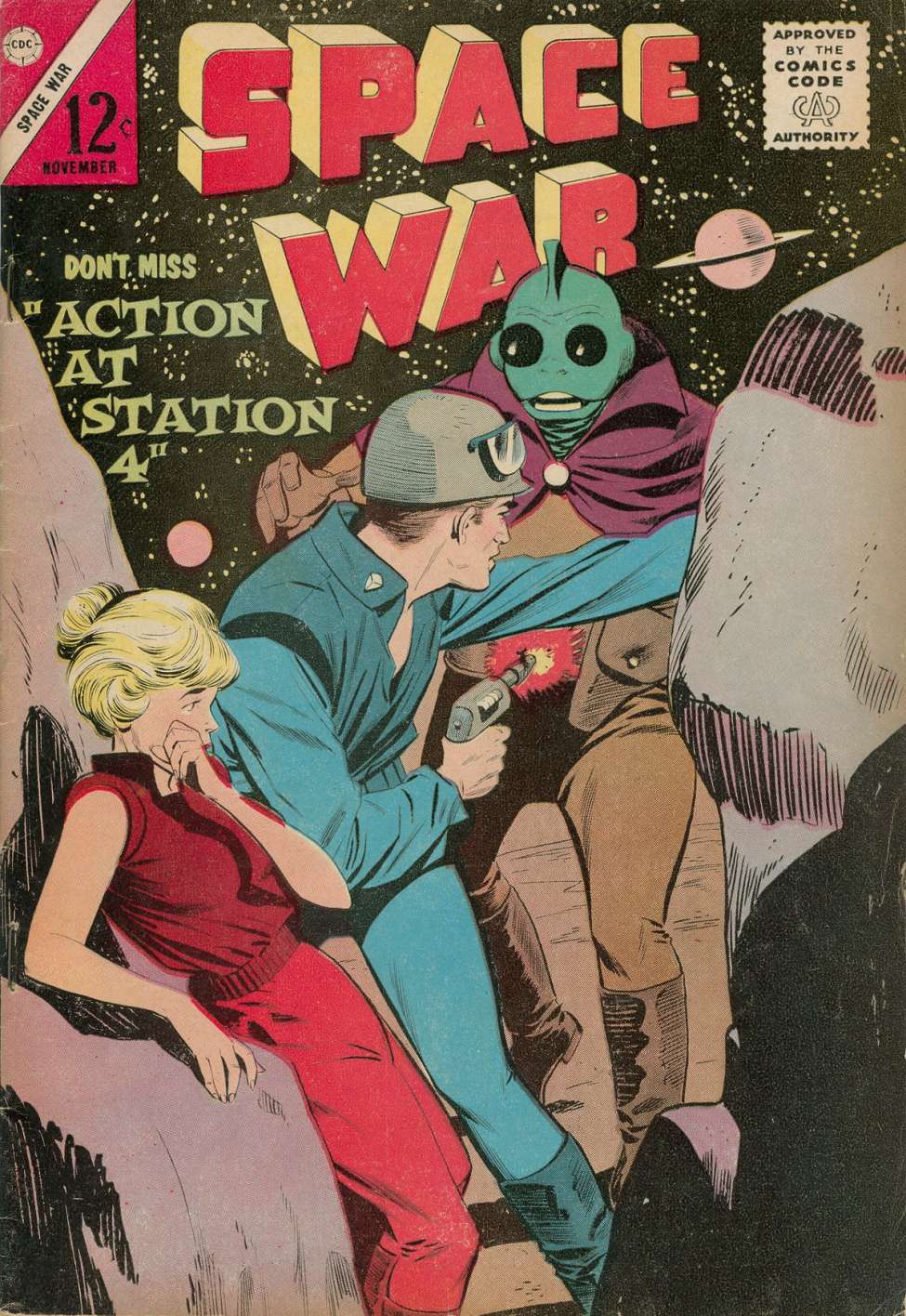 Comic Book Cover For Space War 25