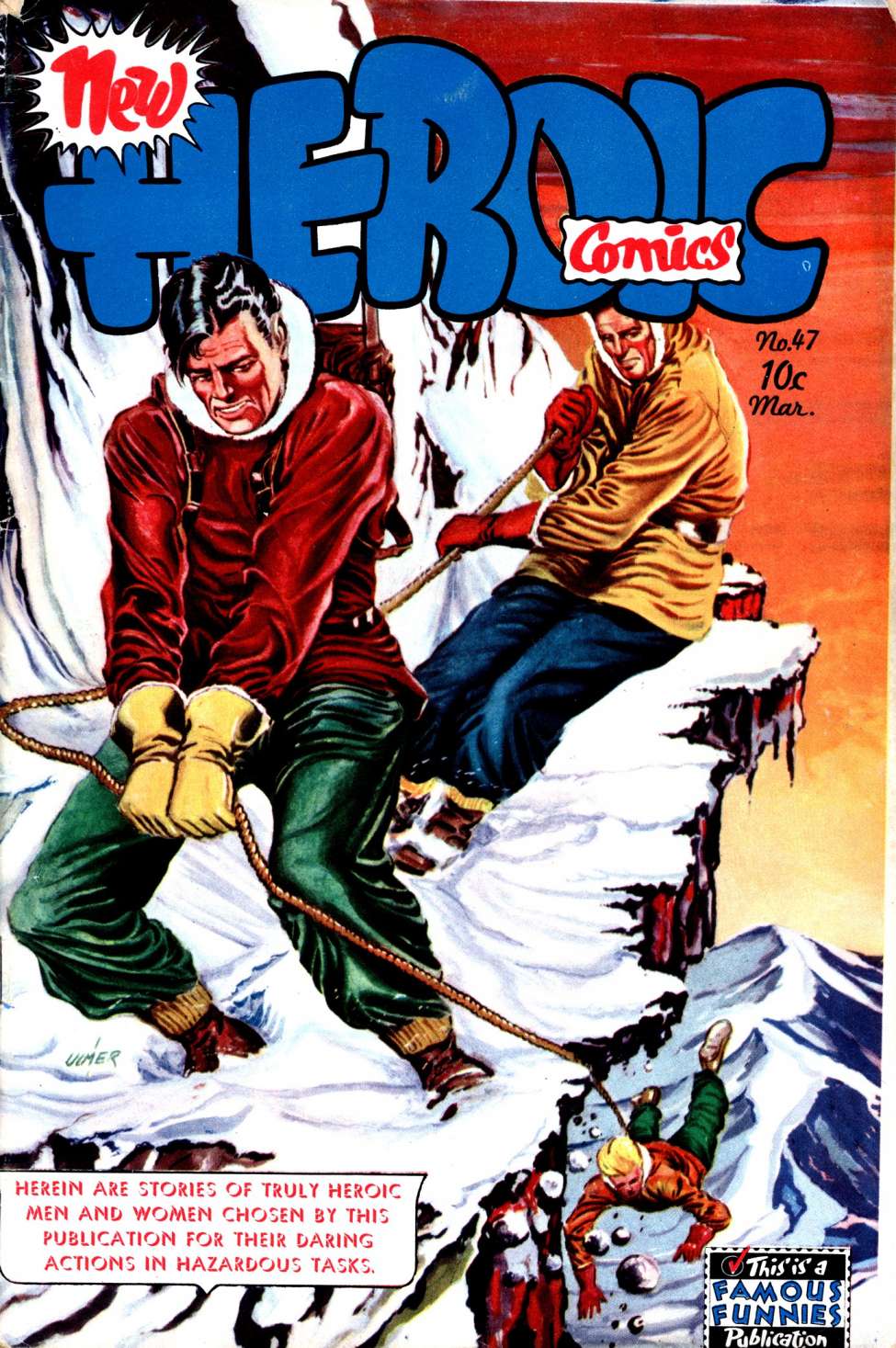 Comic Book Cover For Heroic Comics 47