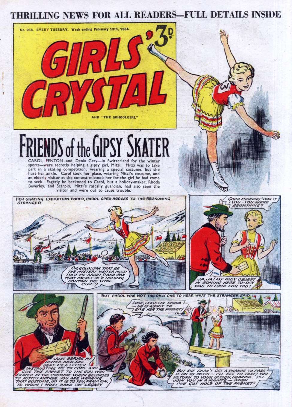 Comic Book Cover For Girls' Crystal 956