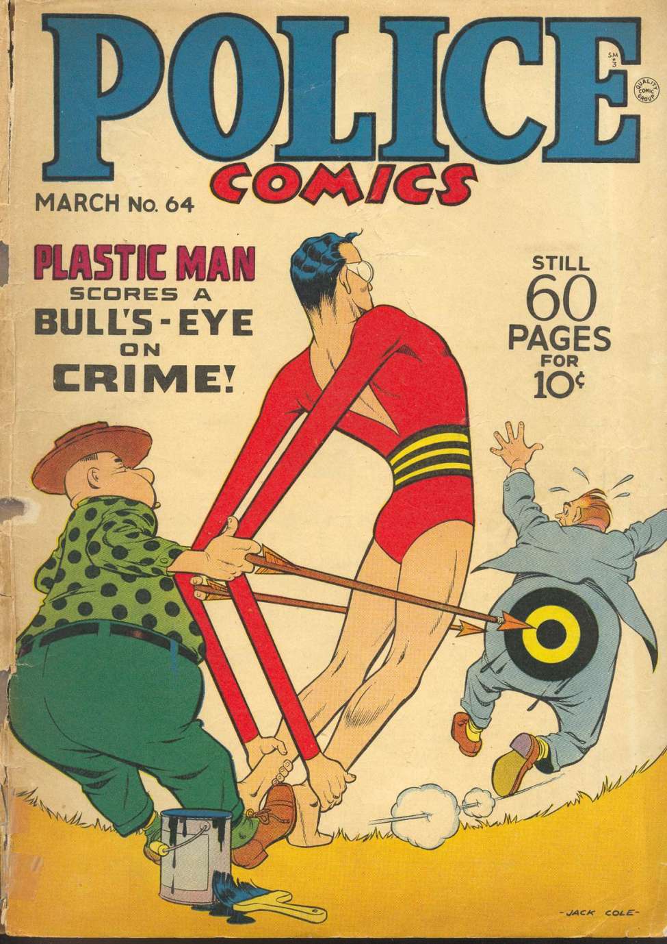 Comic Book Cover For Police Comics 64