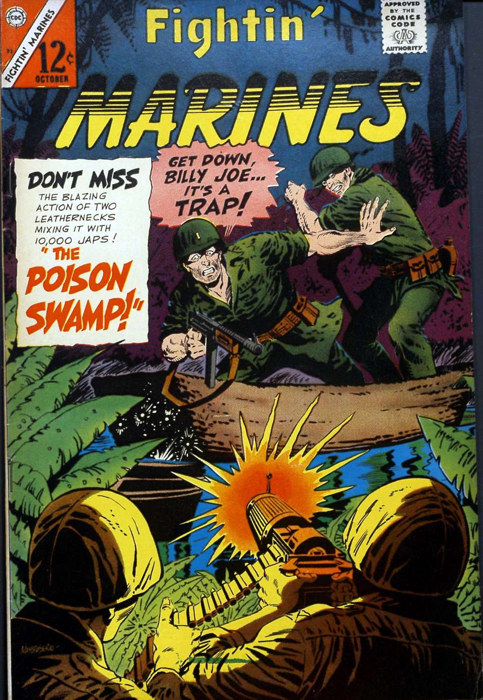 Comic Book Cover For Fightin' Marines 71