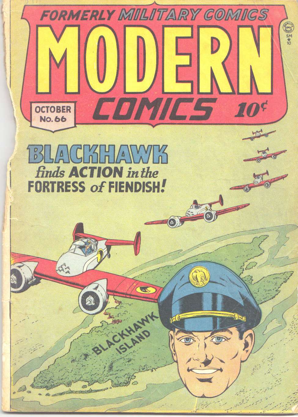 Comic Book Cover For Modern Comics 66