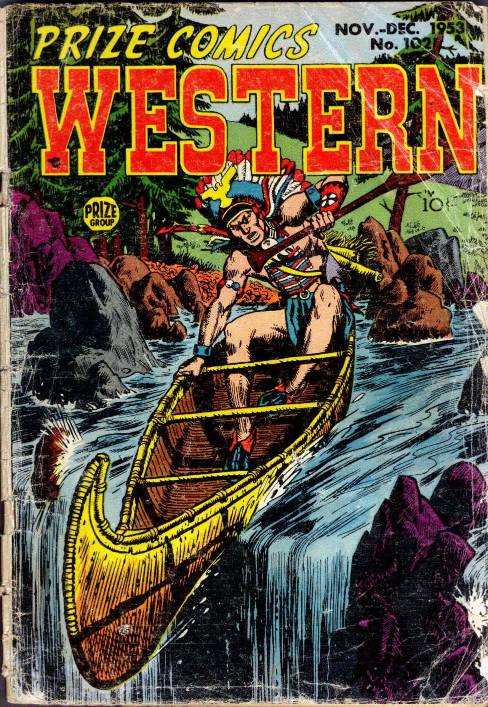 Book Cover For Prize Comics Western 102
