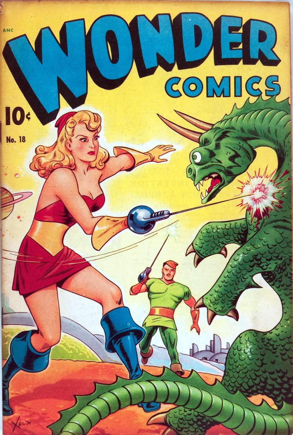 Comic Book Cover For Wonder Comics 18