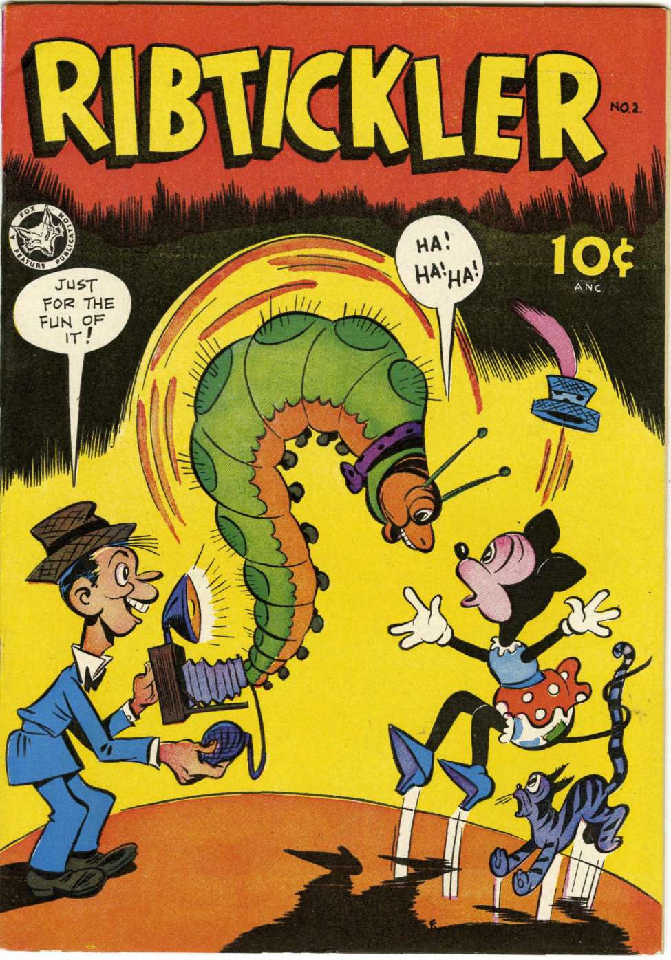Comic Book Cover For Ribtickler 2