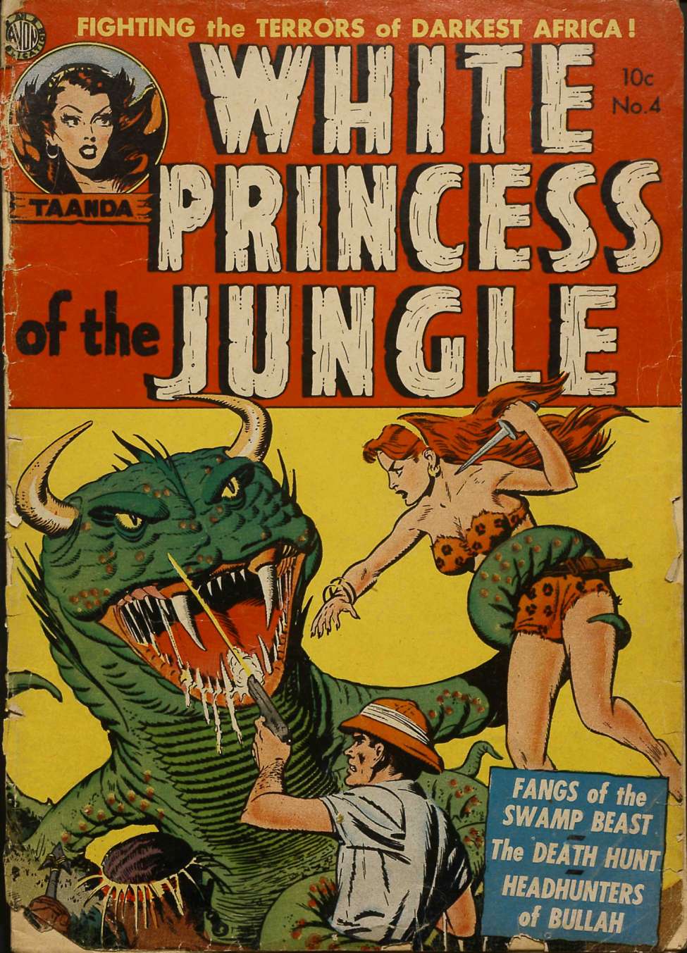 Comic Book Cover For White Princess of the Jungle 4 (alt) - Version 2