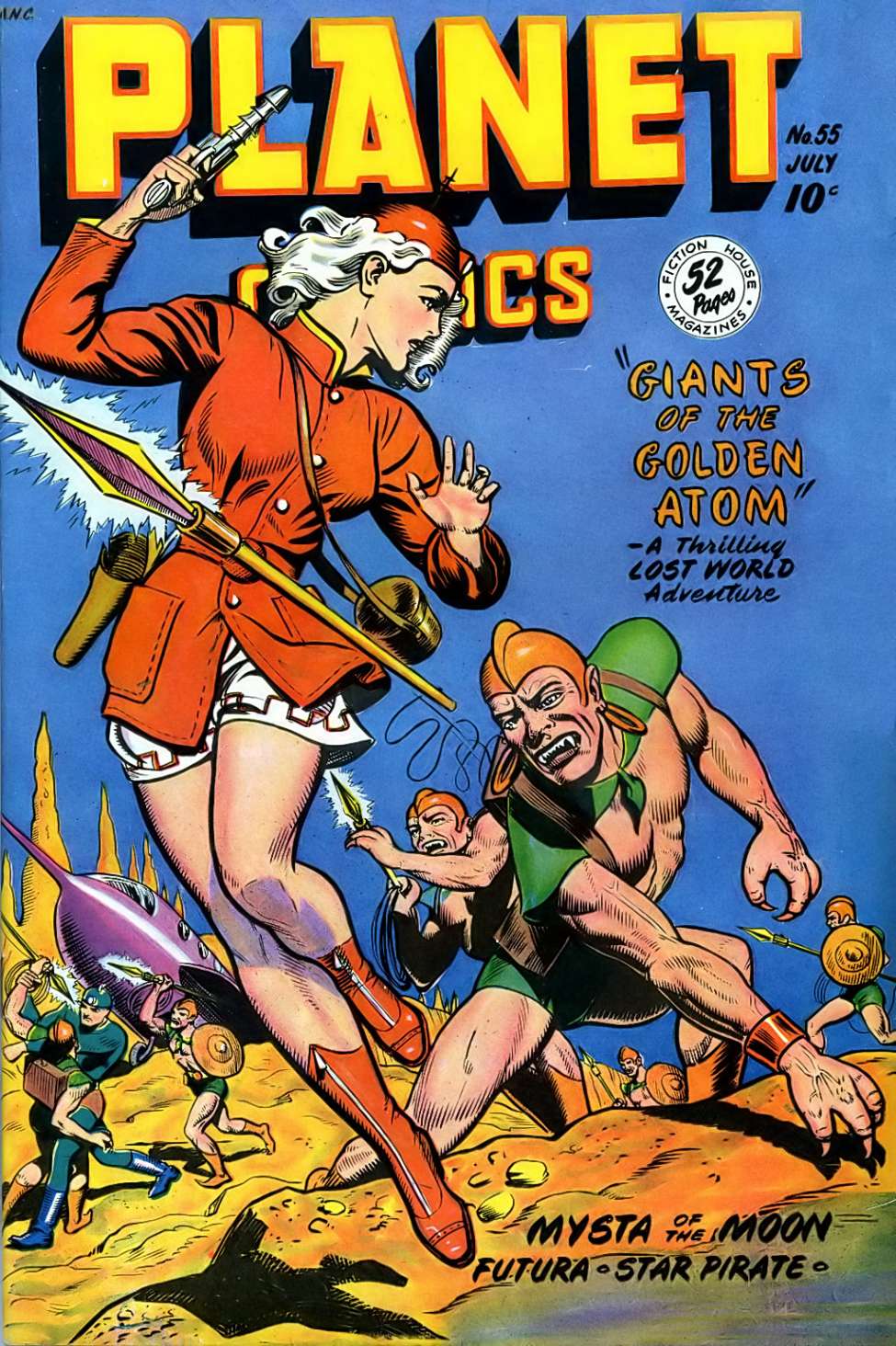 Comic Book Cover For Planet Comics 55 - Version 1