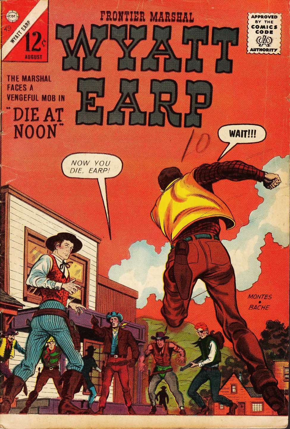 Comic Book Cover For Wyatt Earp Frontier Marshal 49