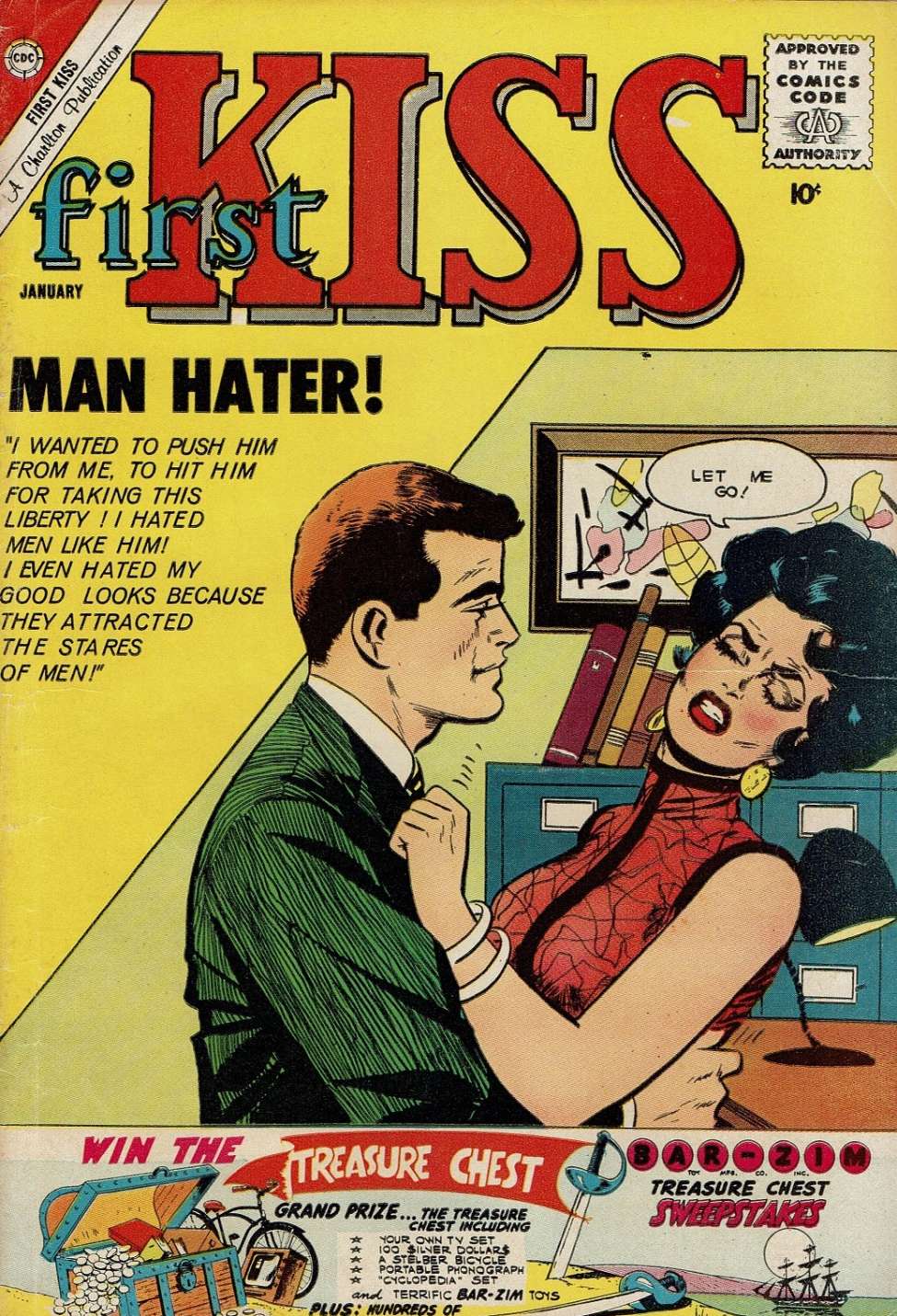 Comic Book Cover For First Kiss 18