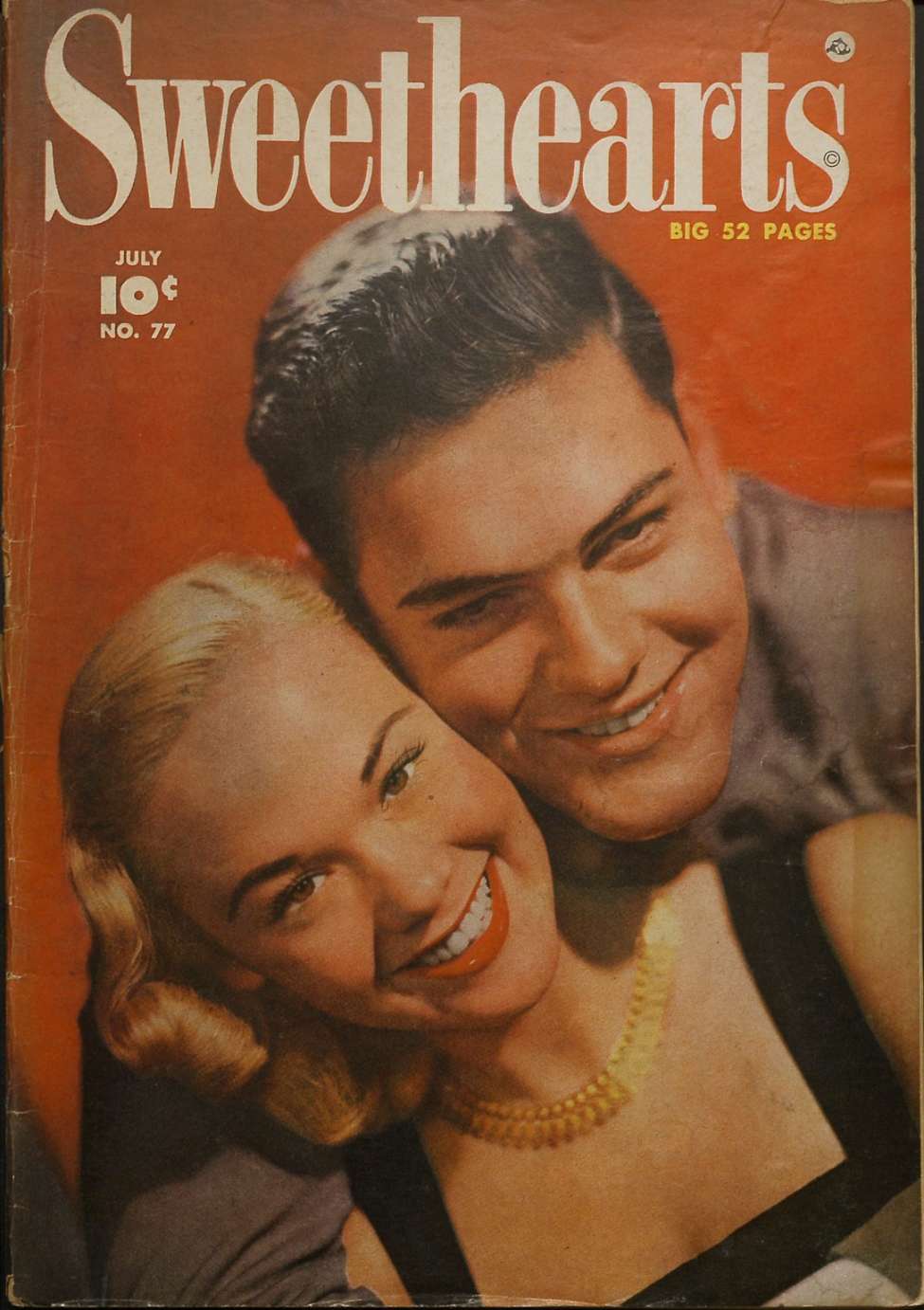 Comic Book Cover For Sweethearts 77