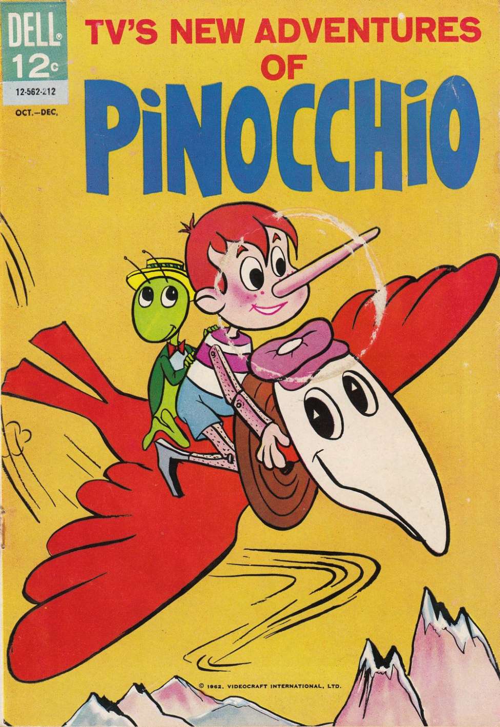 Comic Book Cover For New Adventures of Pinocchio 1