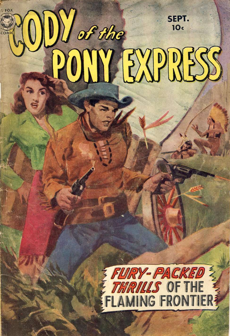 Comic Book Cover For Cody of the Pony Express 1