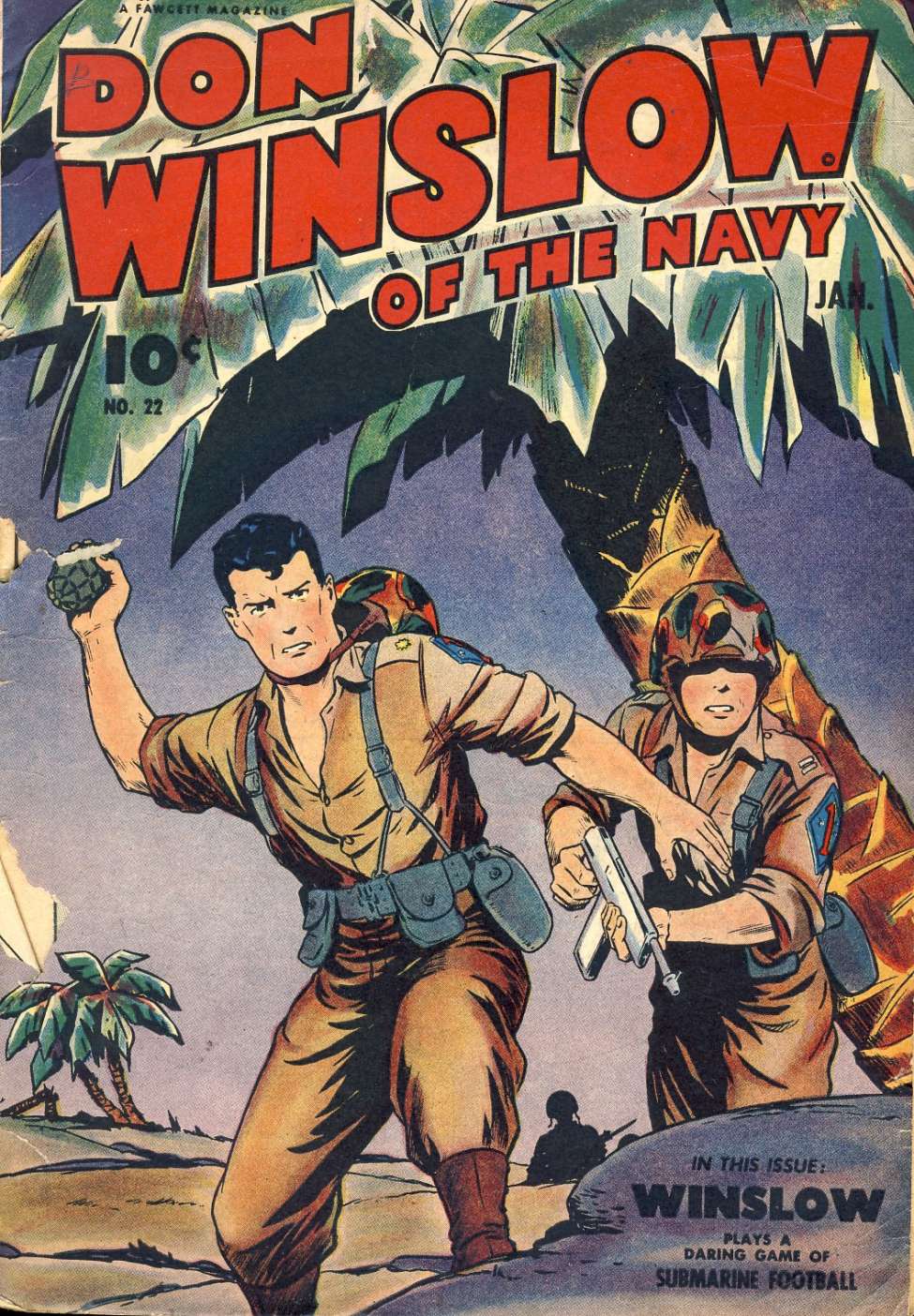 Comic Book Cover For Don Winslow of the Navy 22