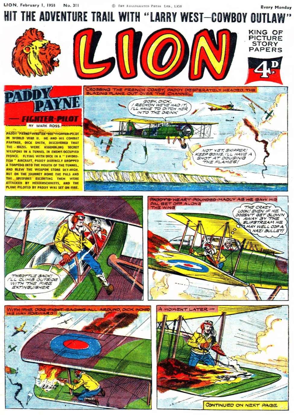 Comic Book Cover For Lion 311