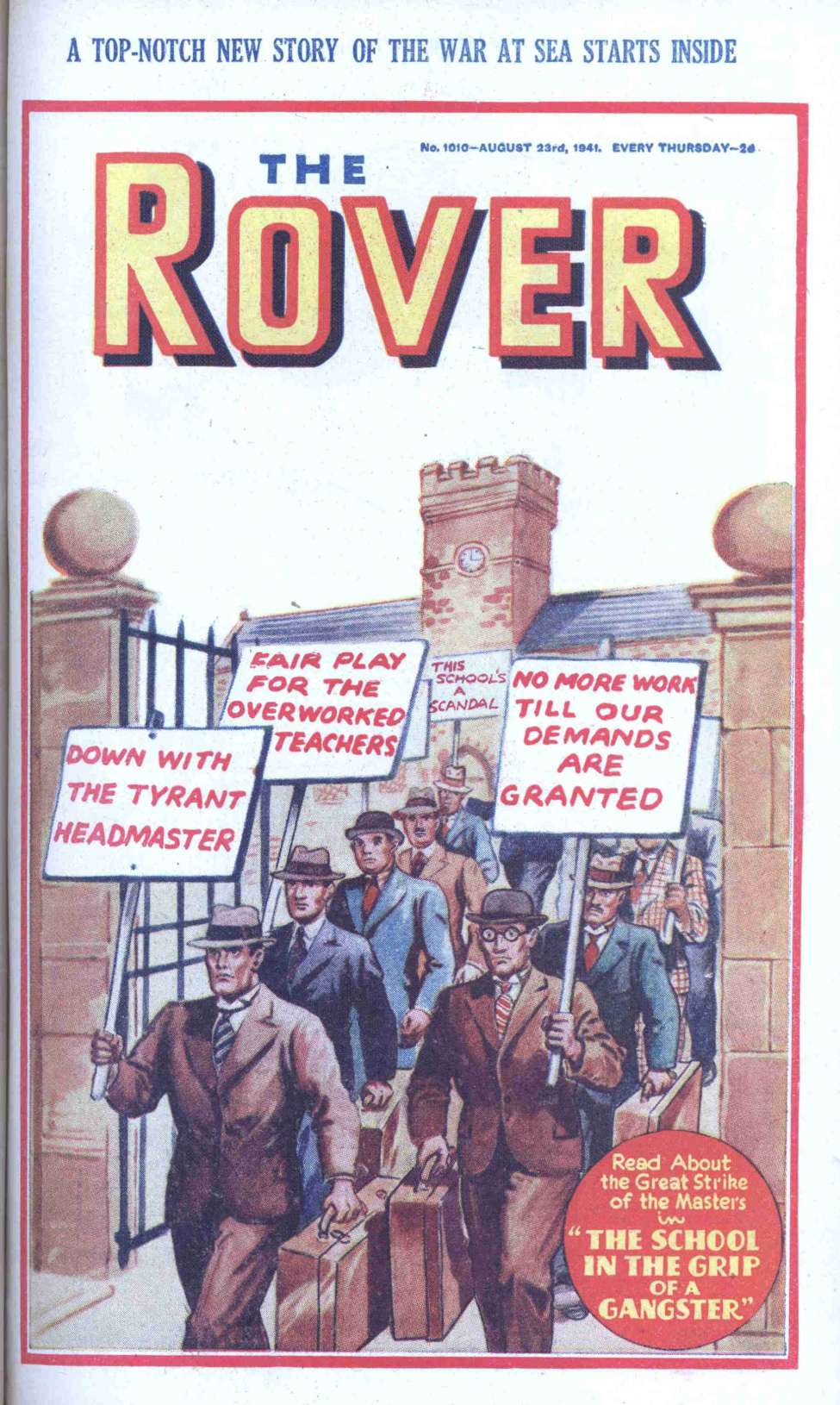 Comic Book Cover For The Rover 1010