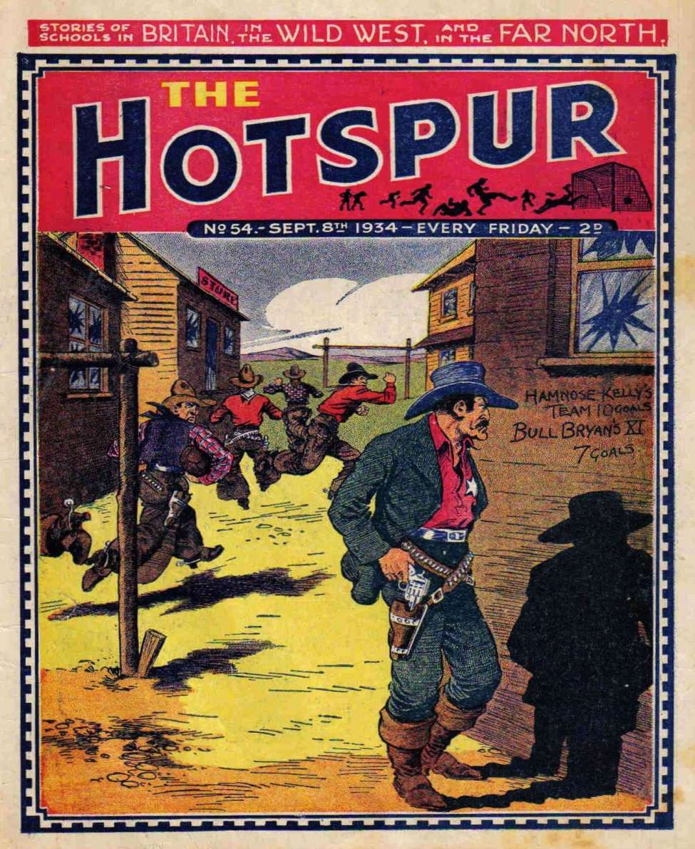 Comic Book Cover For The Hotspur 54