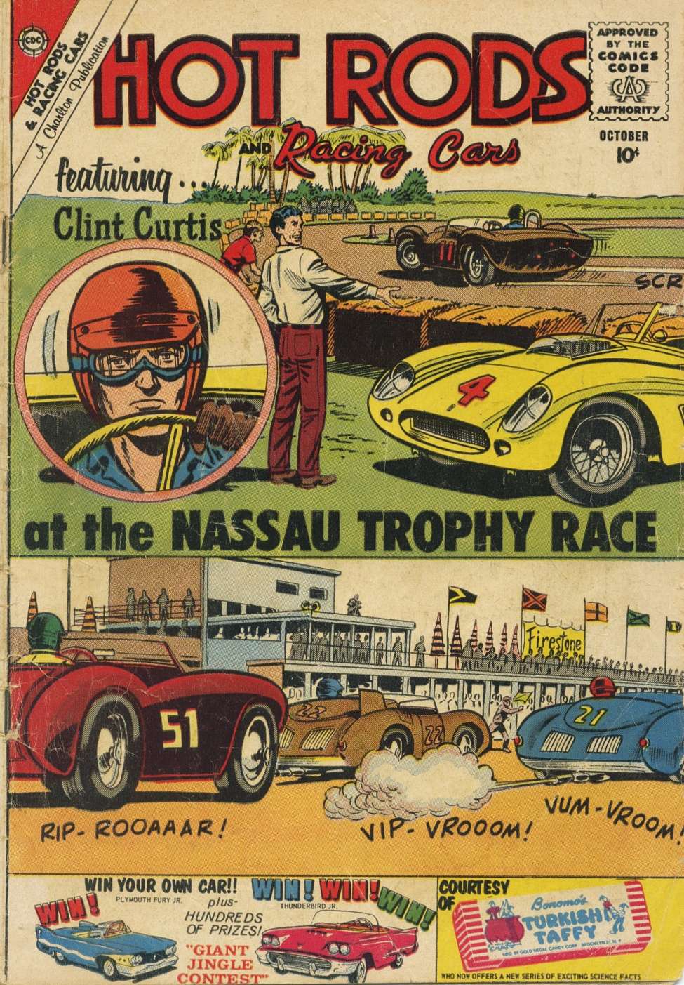 Comic Book Cover For Hot Rods and Racing Cars 48