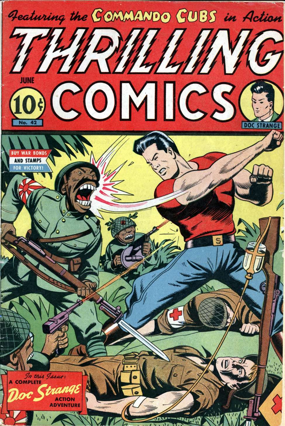 Book Cover For Thrilling Comics 42 (alt)