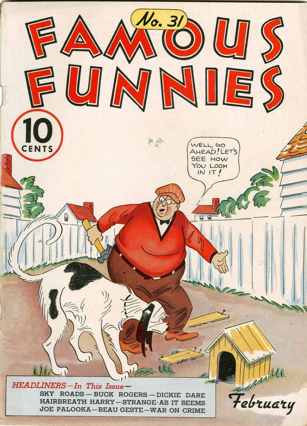 Comic Book Cover For Famous Funnies 31